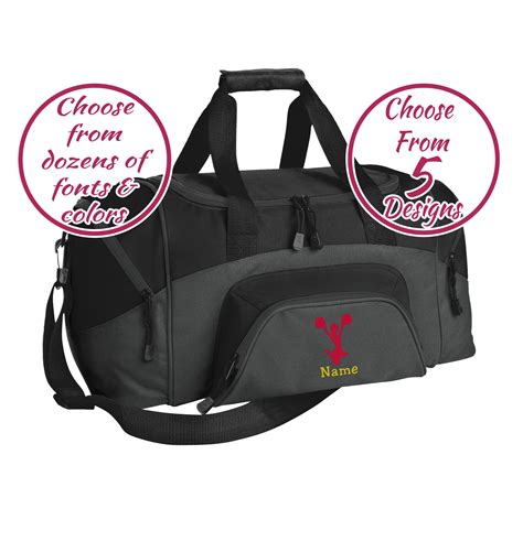 Personalized Cheerleading Duffel Bag Customized Cheer Bag Etsy