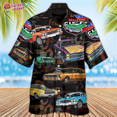 Car Hawaiian Shirt Trendy Aloha