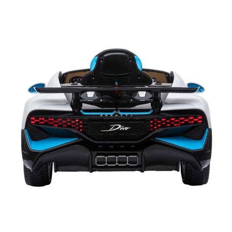 COCHE ELÉCTRICO PARA NIÑOS BUGATTI DIVO 12V RC 2022 PEQUENENES