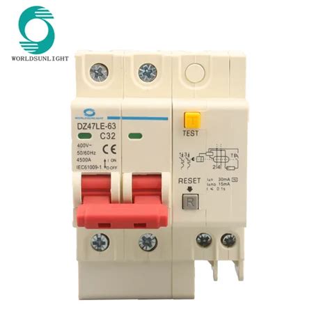 Residual Current Circuit Breaker Main Switch With Surge Protector Rcbo