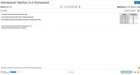 Solved Score 0 5 Of 1 Pt 1 Of 7 2 Complete HW Score Chegg