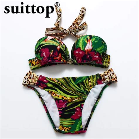 Suittop New Bikinis Summer Bikini Push Up Swimwear Women Hot Sexy