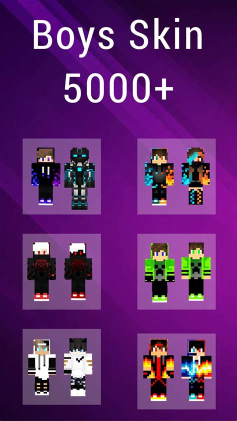 Descarga De Apk De Boys Skins For Minecraft Pe Para Android