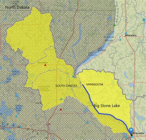 Big Stone Lake Map