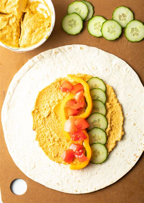 Veggie Hummus Wraps Recipe A Spicy Perspective