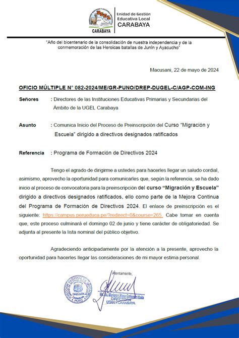 Directores De Las Instituciones Educativas Primarias Y Secundarias Del