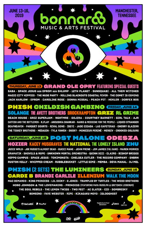 Bonnaroo Announces 2019 Lineup | RAPINDUSTRY.COM - Hip-Hop Music - Rap ...