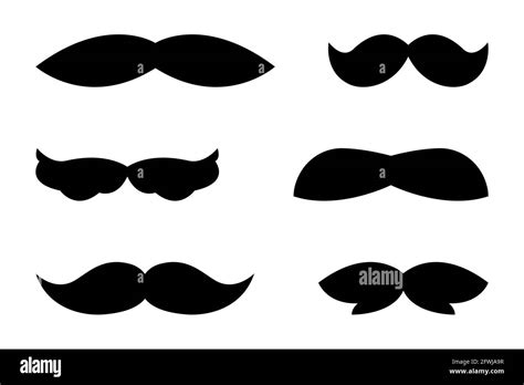 Retro Mustache Icon On White Isolated Background Vector Illustration Stock Vector Image And Art