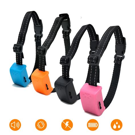 Anti Bark Collar Electric Vibrate Barking Collars Waterproof Pet Dog ...