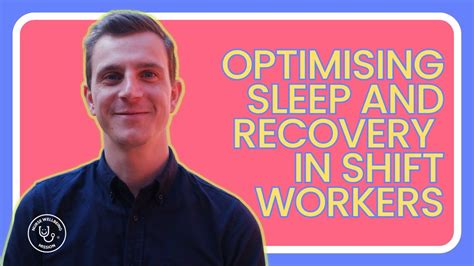 Ep 16 Optimising Sleep And Recovery In Shift Workers Youtube