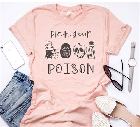 Pick Your Poison Disney Villains Shirt Disneyland Shirt Etsy