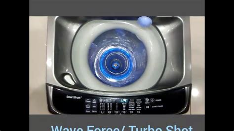 Lg Washing Machine Wave Force Demo Youtube