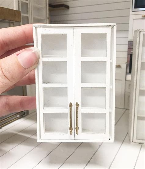 1 6 Scale Dollhouse Door With Glass Diy Accessory Miniature 1 6 Scale