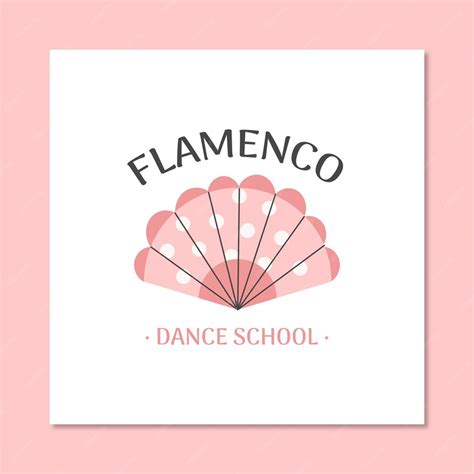 Free Vector Hand Drawn Flamenco Dance School Logo Template