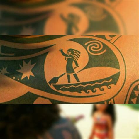 Maui Getting His Moana Tattoo Moana Tattoos Disney Tattoos Tattoos