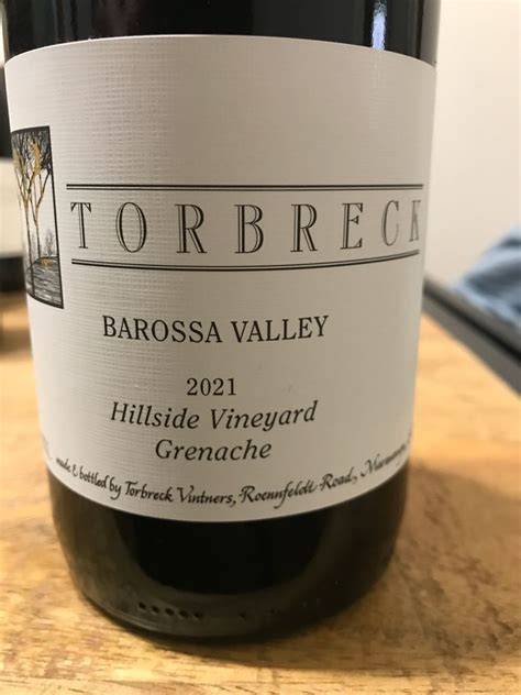 2022 Torbreck Grenache Hillside Vineyard Barossa Valley Australia