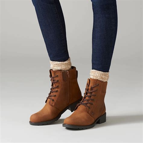 Clarks Orinoco Spice Bottines Marron Bottines Femme Clarks Ventes