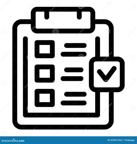 Clipboard Showing Completed Checklist With Checkmark Symbol For Web