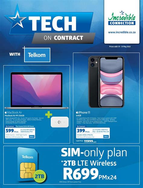 Incredible Connection Tech On Contract With Telkom 01 May 31 May