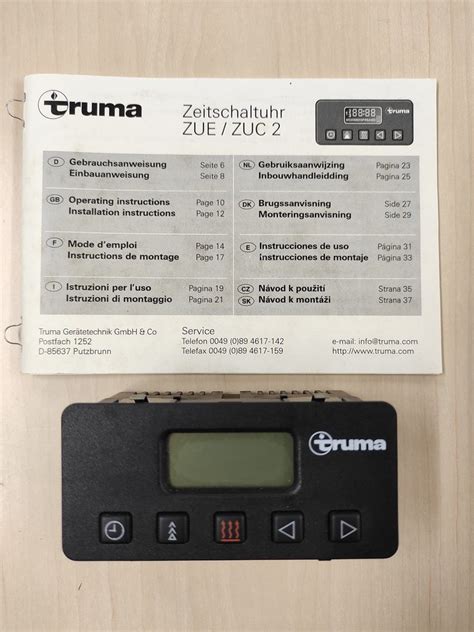 Truma Zeitschaltuhr für E 1800 E 2800 E 4000