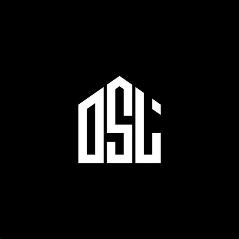 Osl Letter Logo Design On Black Background Osl Creative Initials