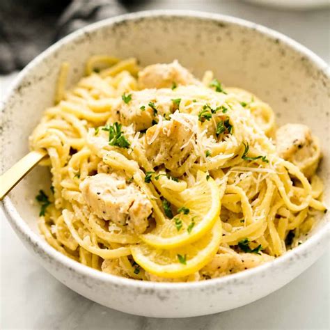 Creamy Lemon Chicken Pasta Recipe Cart