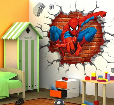 Naklejki ścienne ścianę dla chłopca SPIDERMAN 3D 5732279733