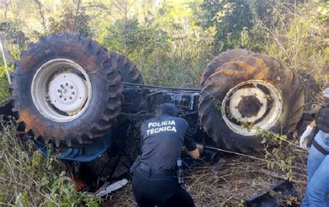 Homem Morre Ap S Perder Controle De Trator E Cair Em Ribanceira De