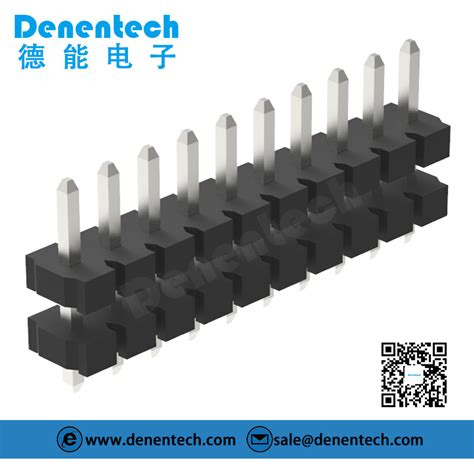 Denenetech 3 96mm Pin Header Single Row Dual Straight DIP 3 96MM