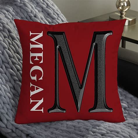 Personalized Throw Pillows - Monogram