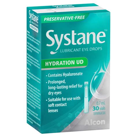 Systane Lubricant Eye Drops Hydration Ud