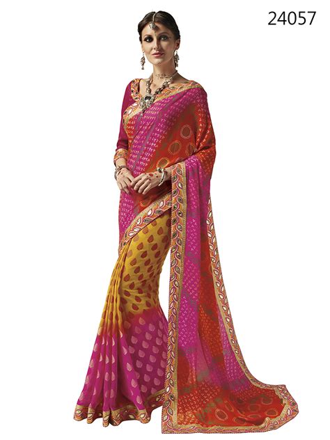 Shop Royal Bandhej Bandhani Saree Online | Rajasthani Saree @ArtistryC