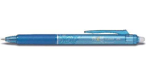 Pilot Frixion Ball Clicker Light Blue Mm Gel Ink Rollerball Pen Pris