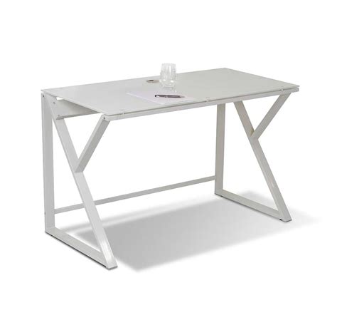 Unique Furniture Glass Top White Desk 223 Unique Desks