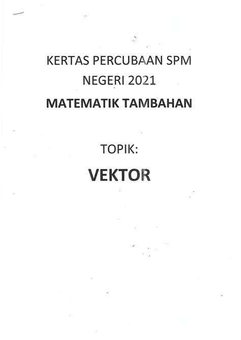 Vektor Matematik Tambahan Contoh Soalan Vektor Geometri Meteran K Otosection Abuali Godina