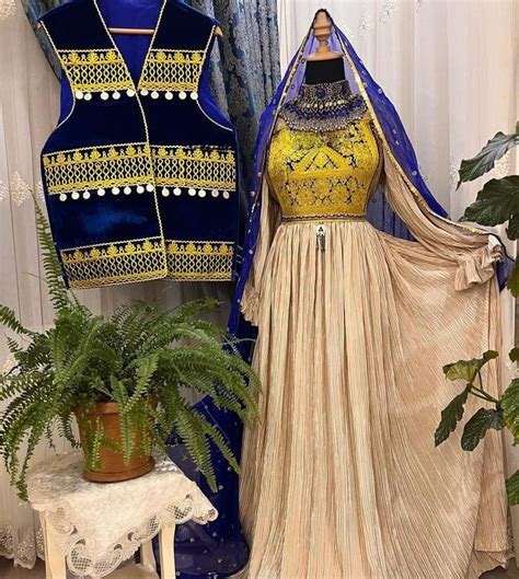 Traditional Long Afghan Kochi Handmade Turkish Bridal Couple Dress