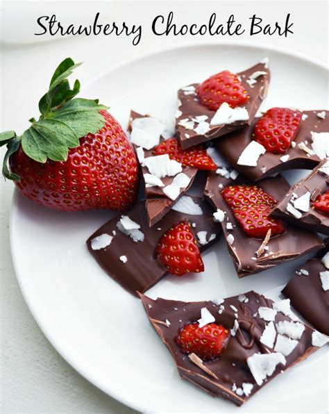 Strawberry Chocolate Bark Recipe