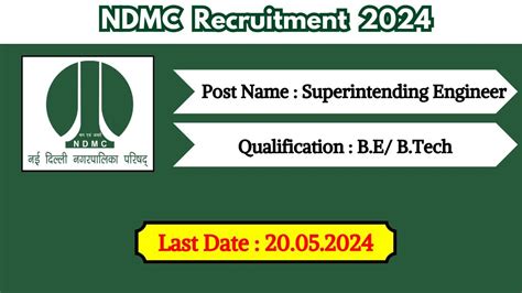 Ndmc Recruitment New Opportunity Out Check Vacancy Post