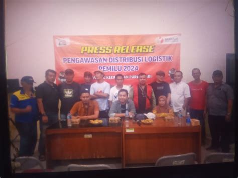 Panwaslu Kecamatan Purwadadi Gelar Press Release Pengawasan