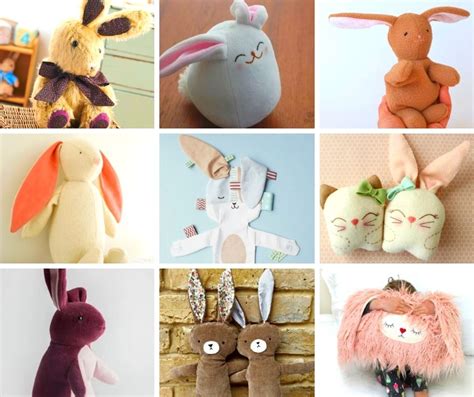 15 Free Printable Stuffed Bunny Sewing Patterns Round Up 52 OFF