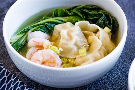 Pork And Shrimp Wonton Soup All Ways Delicious