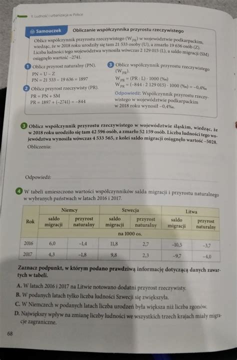 geografia klasa 7 ćwiczeniówka planeta nowa str 68daje naj z góry dzk