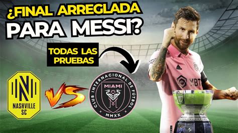 Final Leagues Cup Inter De Miami Vs Nashville Arreglada Para Que