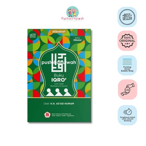 Jual Iqro Milenial A Full Warna Buku Jilid Dengan Transliterasi