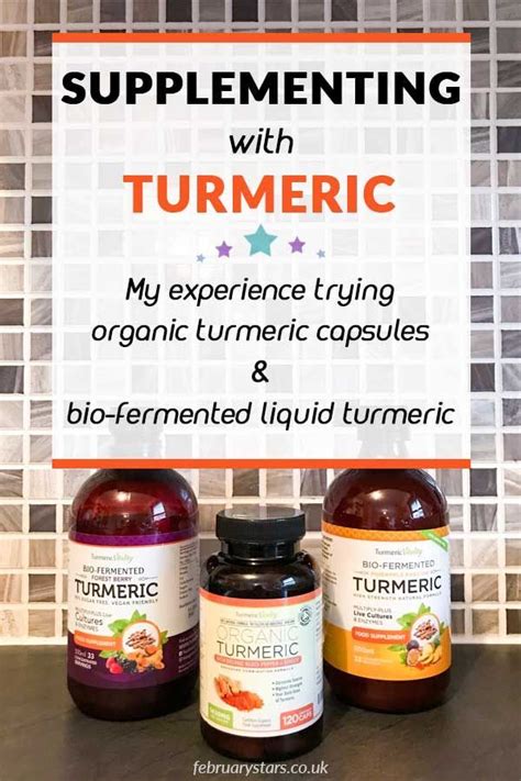 Supplementing With Organic Turmeric Capsules Bio Fermented Liquid