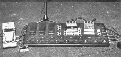 David Gilmour S Pedal Board Pictured During The Rehearsals At Olympia