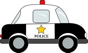 Animated Police Cars Clipart