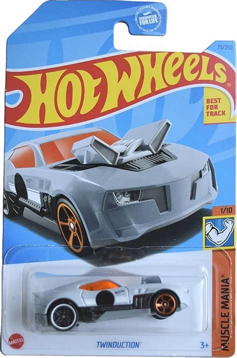 Amazon Hot Wheels Twinduction Muscle Mania Silver Toys Games