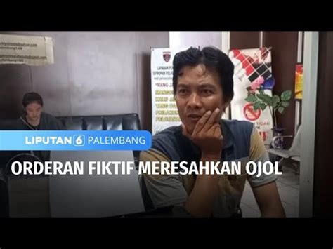 Orderan Fiktif Ojol Rugi Rp Ribu L Liputan Palembang Youtube