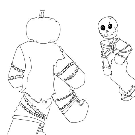 Halloween Jack vs Rattlebones (Uncolored) : r/SlapBattles